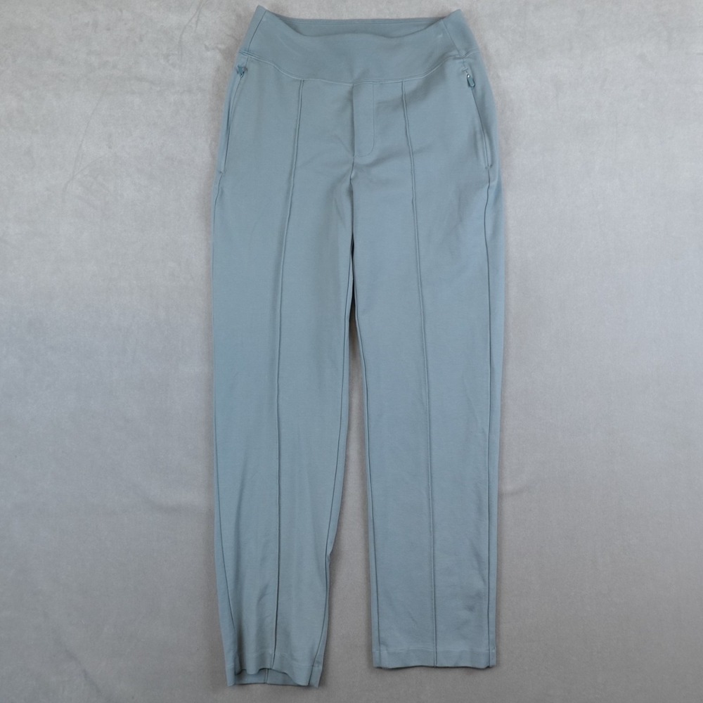 Athleta Eastbound Straight Leg Pant Womens Size 2 Blue Travel Work